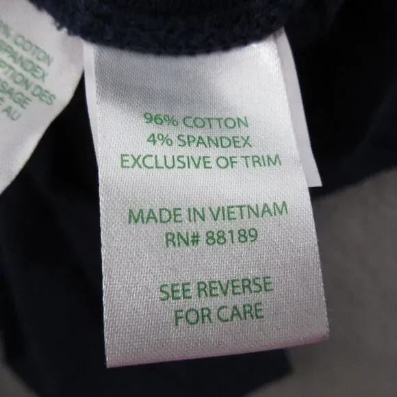 Lilly Pulitzer Skipper Solid Popover Dress XS Navy Crochet Long‎ Sleeve 1/4 Zip - Picture 3 of 13